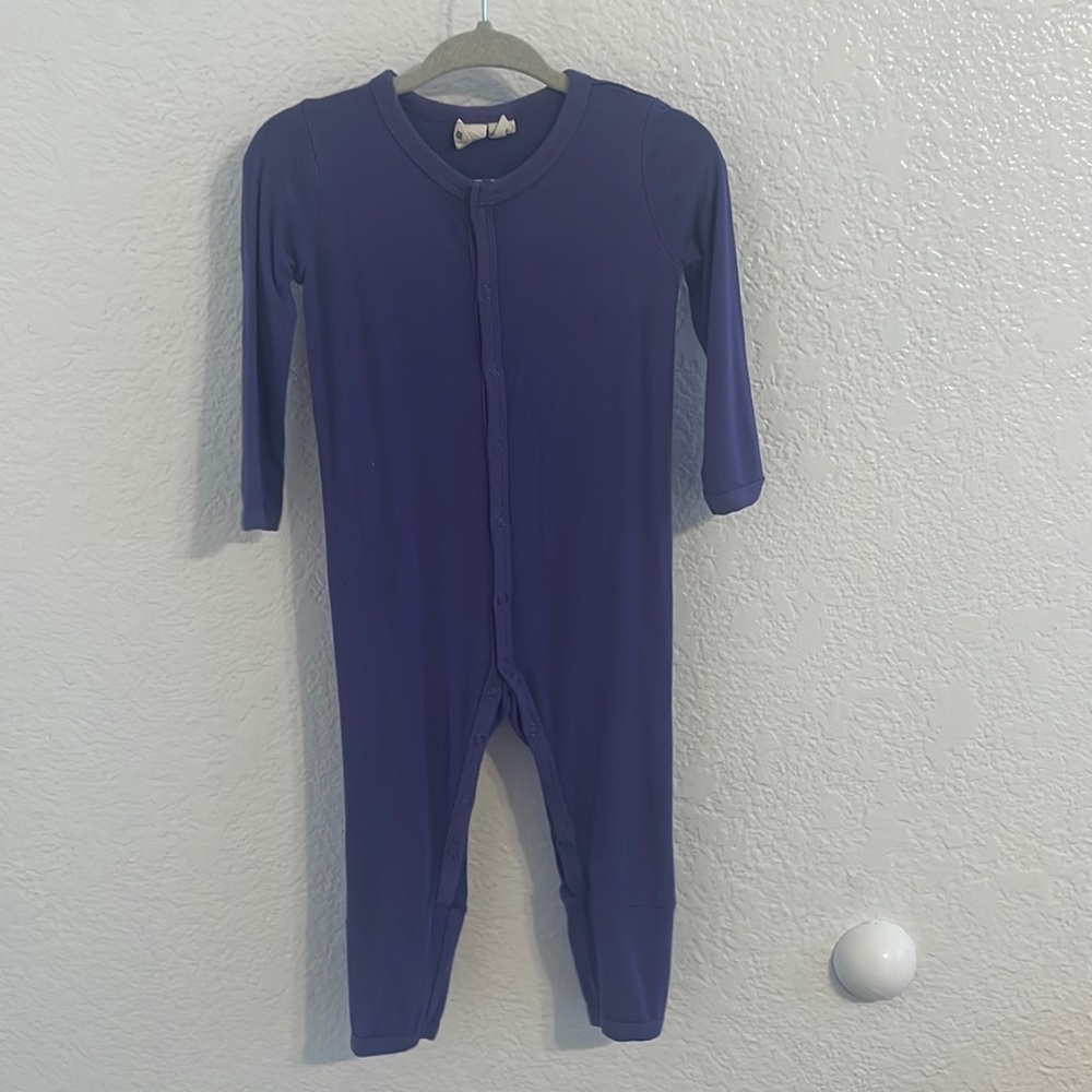 Kyte Baby Snap Romper Purple 6-12 months